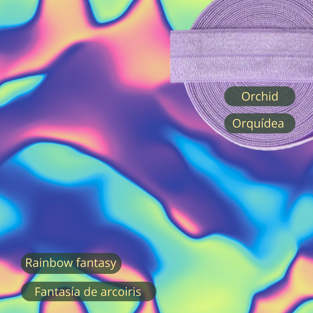 Arm Cozies - Rainbow fantasy - Green Giraffe