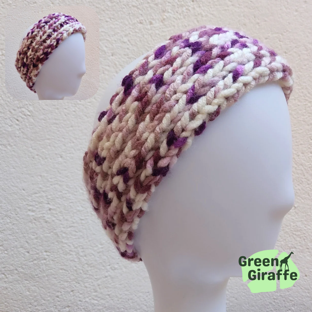 GG Chunky Headband, cozy and stylish winter accessory with warm knitted fabric.