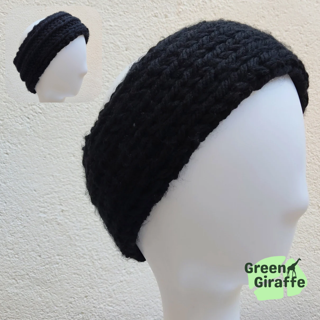 GG Chunky Headband | Cozy & Stylish for Winter - Green Giraffe