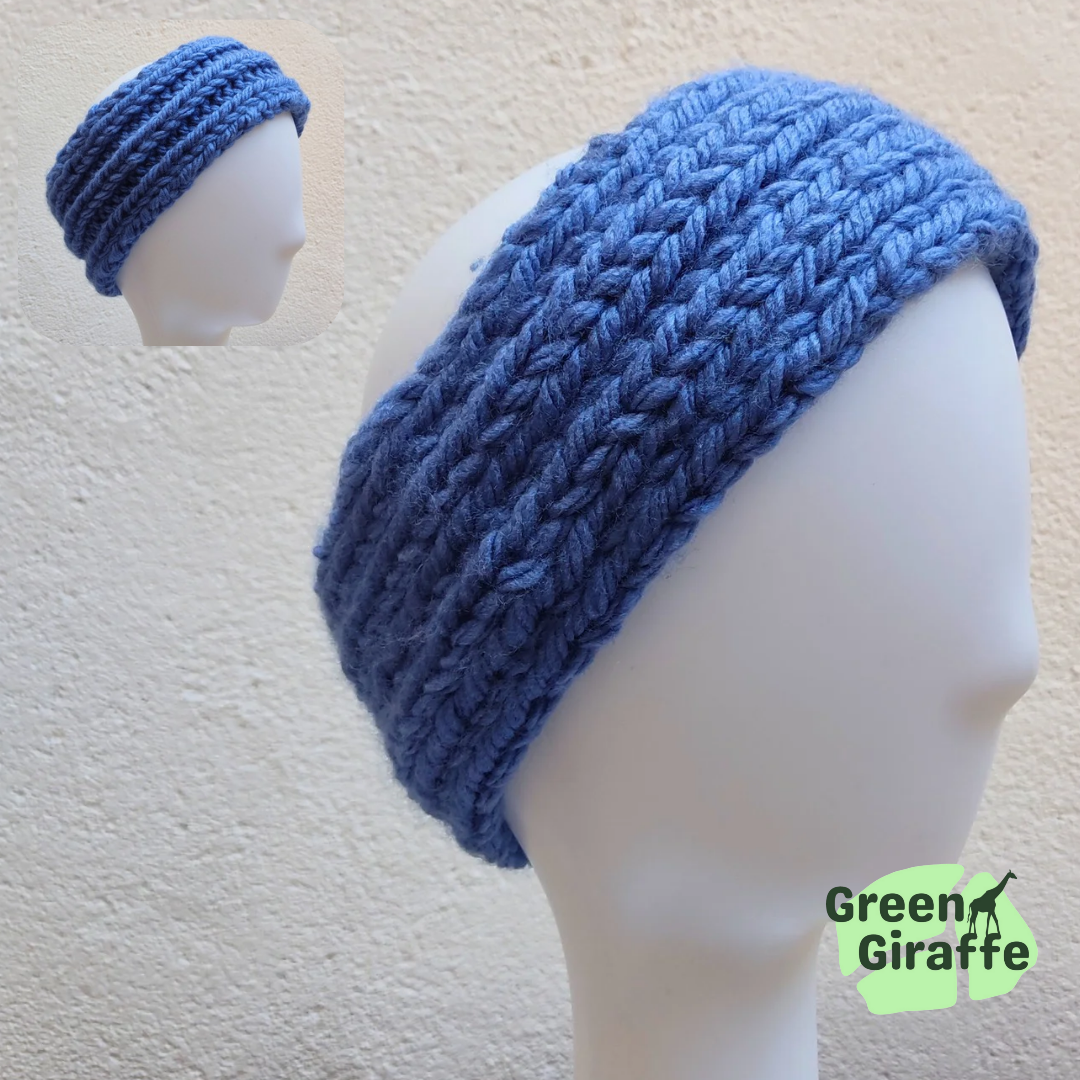 GG Chunky Headband | Cozy & Stylish for Winter - Green Giraffe