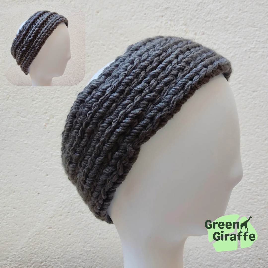 GG Chunky Headband | Cozy & Stylish for Winter - Green Giraffe