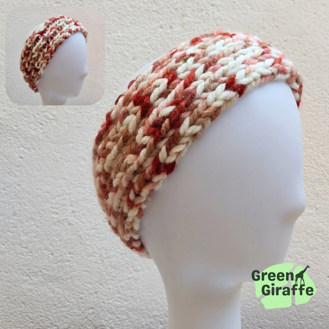 GG Chunky Headband | Cozy & Stylish for Winter - Green Giraffe