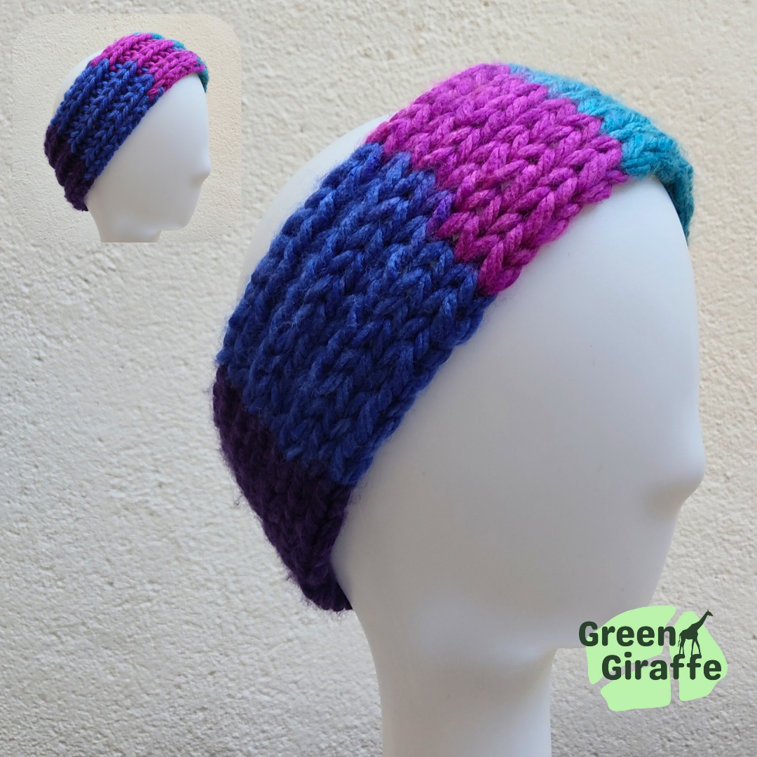 GG Chunky Headband | Cozy & Stylish for Winter - Green Giraffe