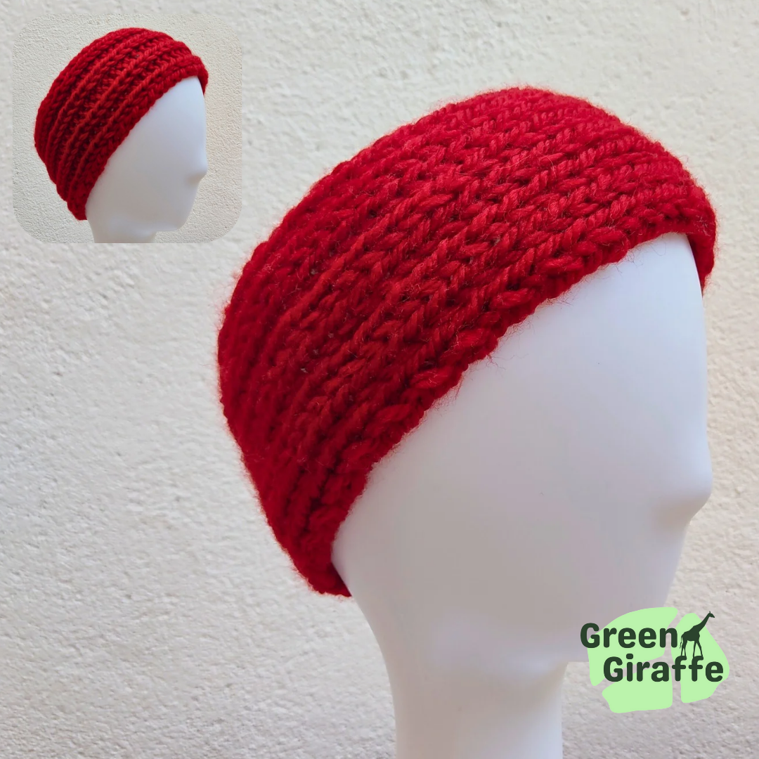 GG Chunky Headband | Cozy & Stylish for Winter - Green Giraffe