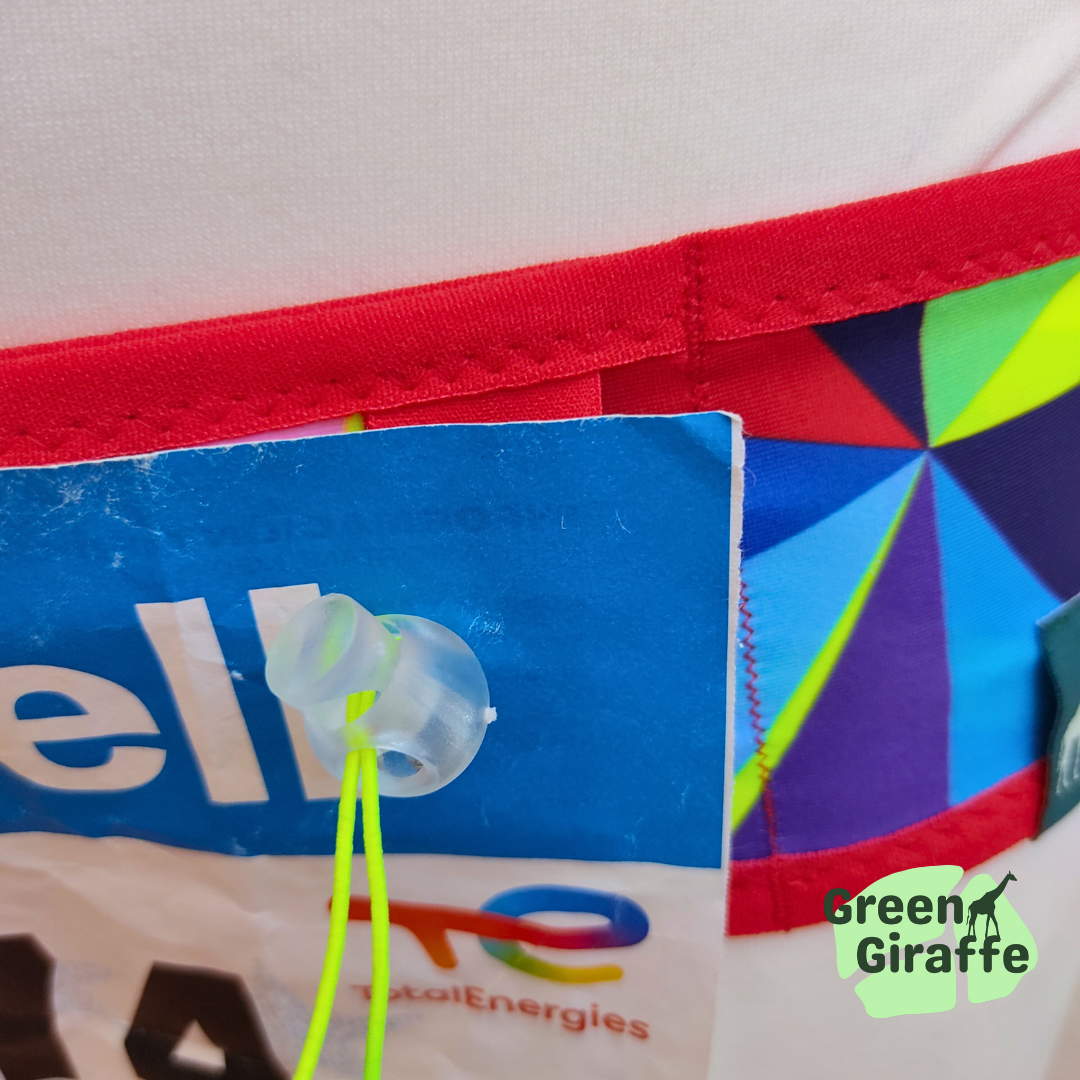 RunPouch Running Belt - Fragments | Dynamic & Sleek for Active Lifestyles - Green Giraffe