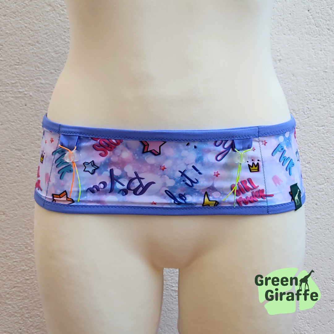 RunPouch Running Belt - Girl Power | Empowering & Stylish for Women - Green Giraffe