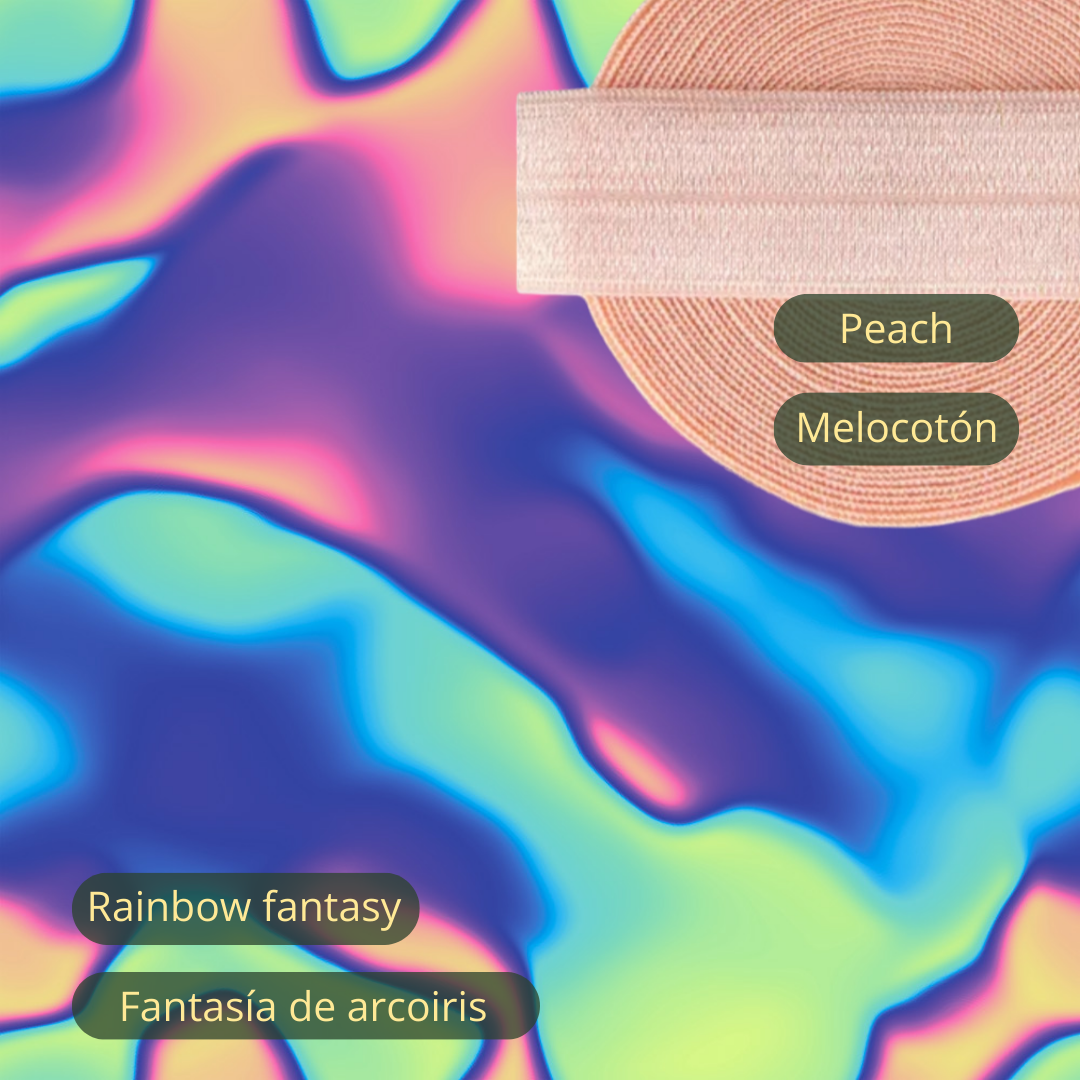 Arm Cozies - Rainbow fantasy - Green Giraffe