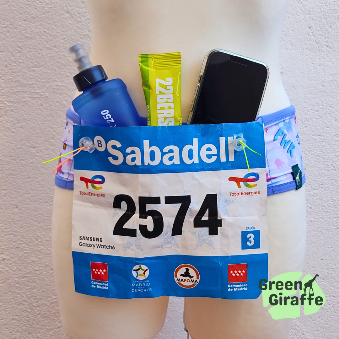 RunPouch Running Belt - Girl Power | Empowering & Stylish for Women - Green Giraffe