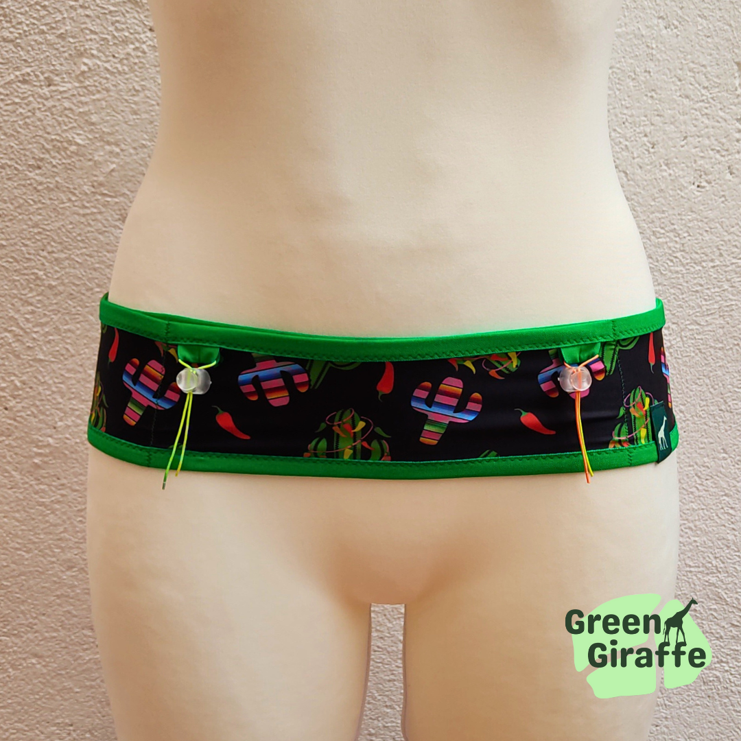 RunPouch Running Belt - Spicy | Bold & Energetic for Active Lifestyles - Green Giraffe