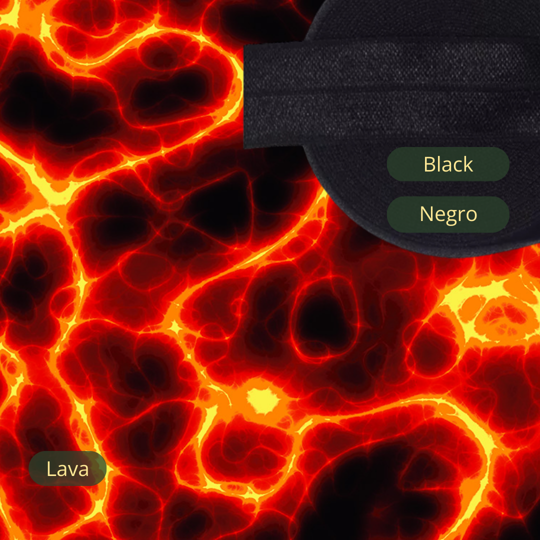 Lava Arm Cozies - Bold & Fiery Design for Active Athletes - Green Giraffe