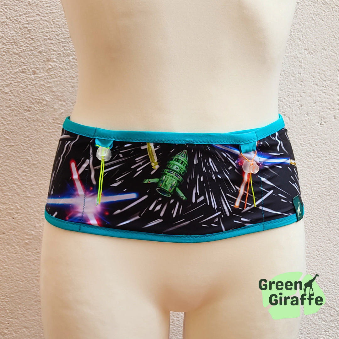 RunPouch Running Belt - Intergalactic - Green Giraffe