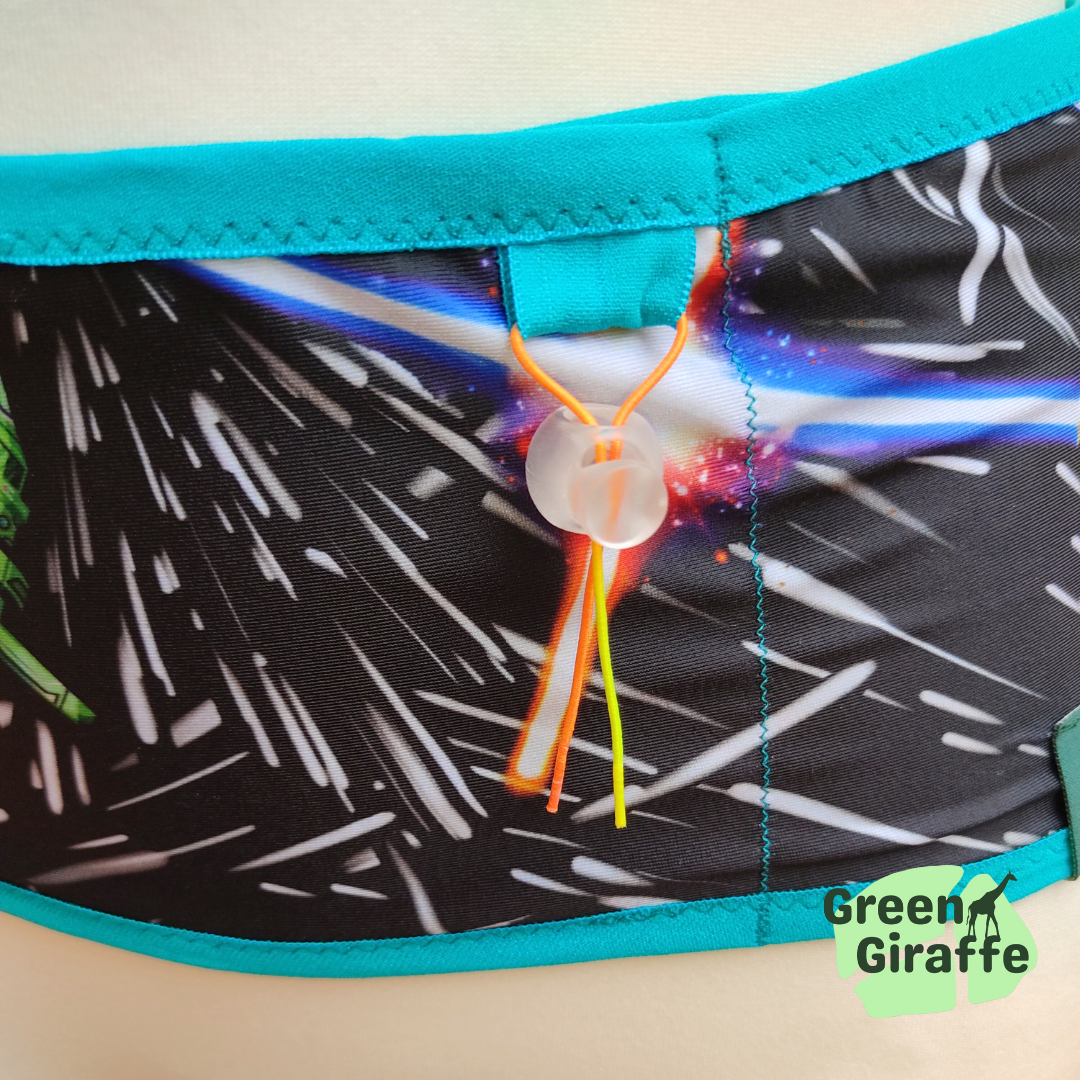 RunPouch Running Belt - Intergalactic - Green Giraffe