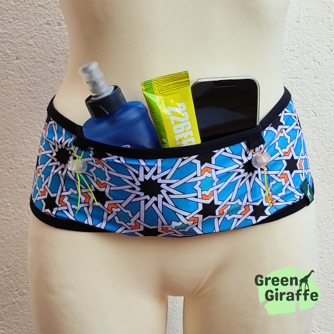 RunPouch Running Belt - Casablanca | Chic, Elegant & Functional for Active Lifestyles - Green Giraffe