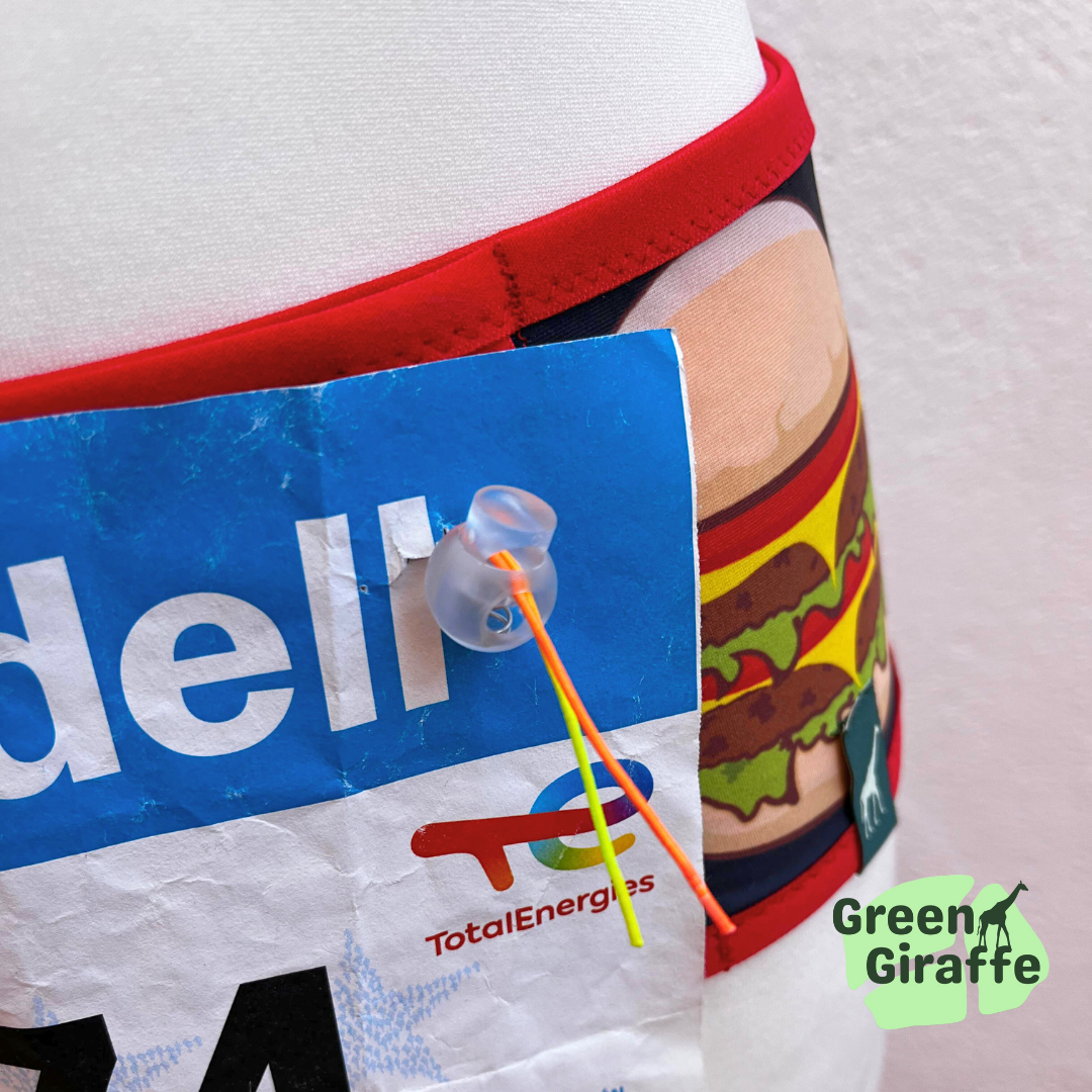 RunPouch Running Belt - Burgers - Green Giraffe