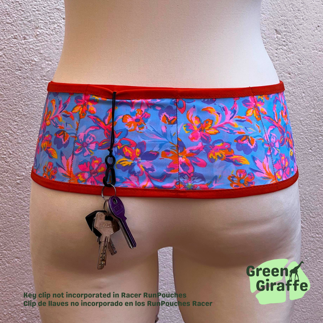 RunPouch Running Belt in Azelea, sleek design with secure storage for active use.