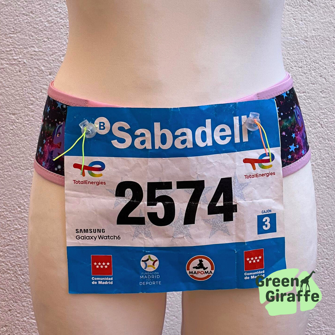 RunPouch Running Belt - Space Pony | Whimsical & Fun for Active Adventures - Green Giraffe