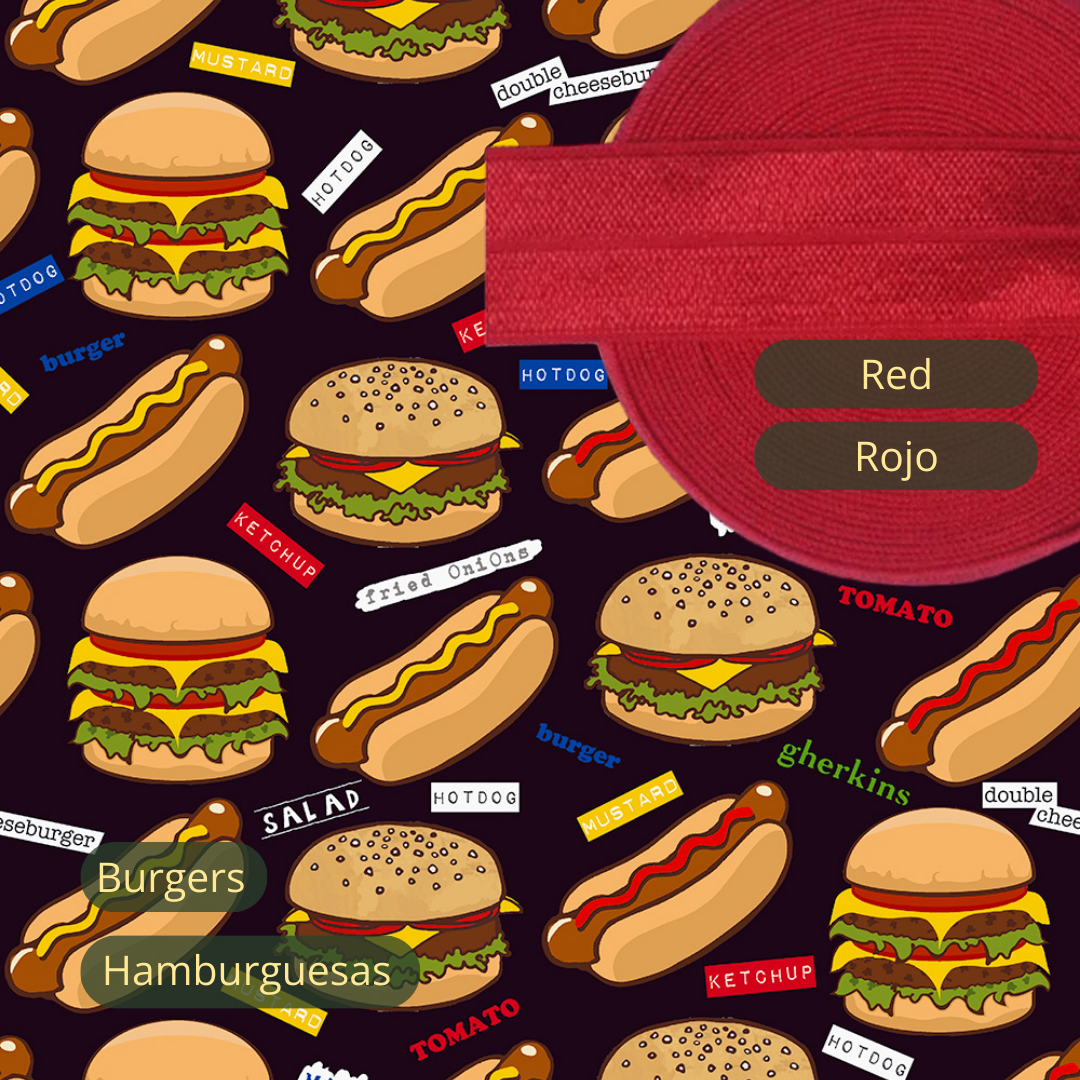 Burger Arm Cozies, quirky and playful arm sleeves for a unique touch to activewear.