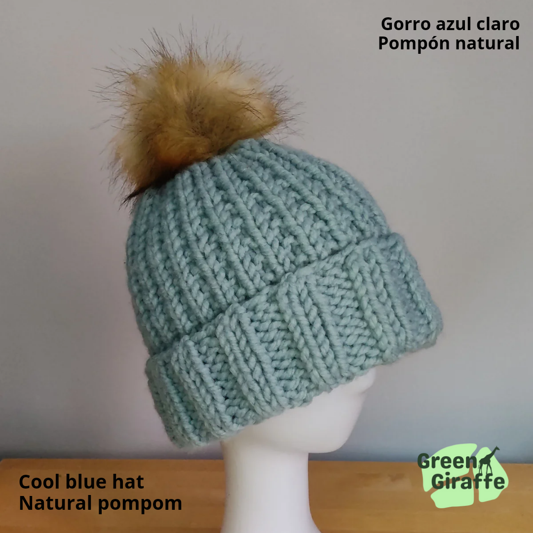 PomSwitch Woolly Hat - Green Giraffe