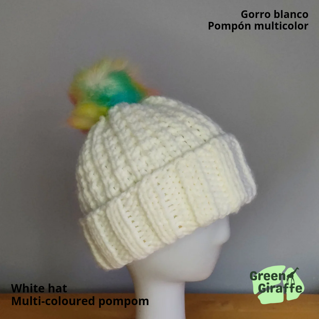 PomSwitch Woolly Hat - Green Giraffe
