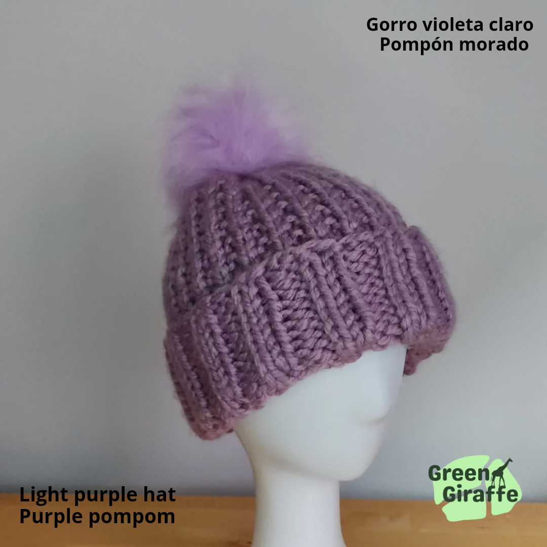 PomSwitch Woolly Hat - Green Giraffe