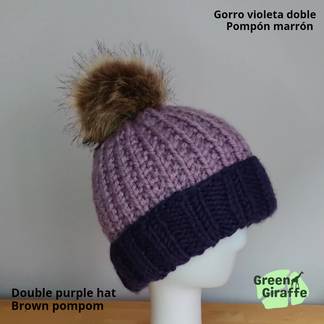 PomSwitch Woolly Hat - Green Giraffe