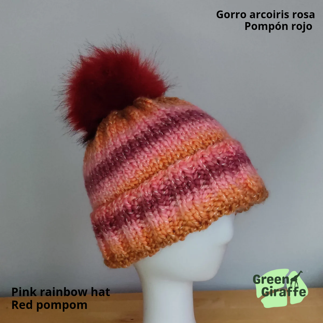 PomSwitch Woolly Hat - Green Giraffe