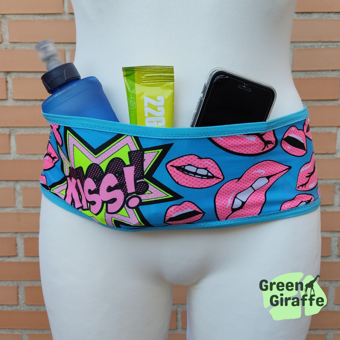 RunPouch Running Belt - OMG - Green Giraffe