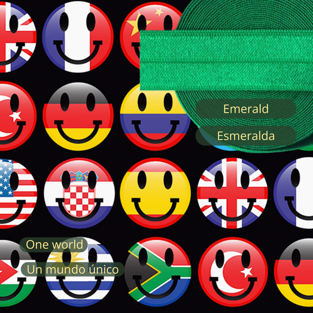 Arm Cozies - One world - Green Giraffe