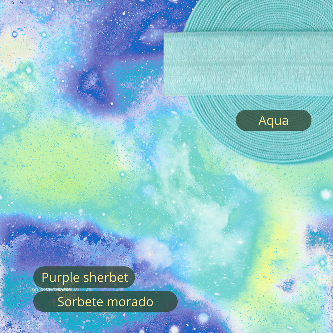 Arm Cozies - Purple sherbet - Green Giraffe