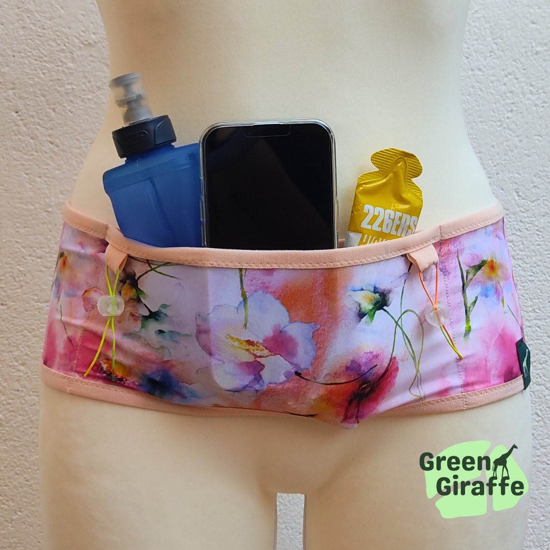 RunPouch Running Belt - Botanic - Green Giraffe