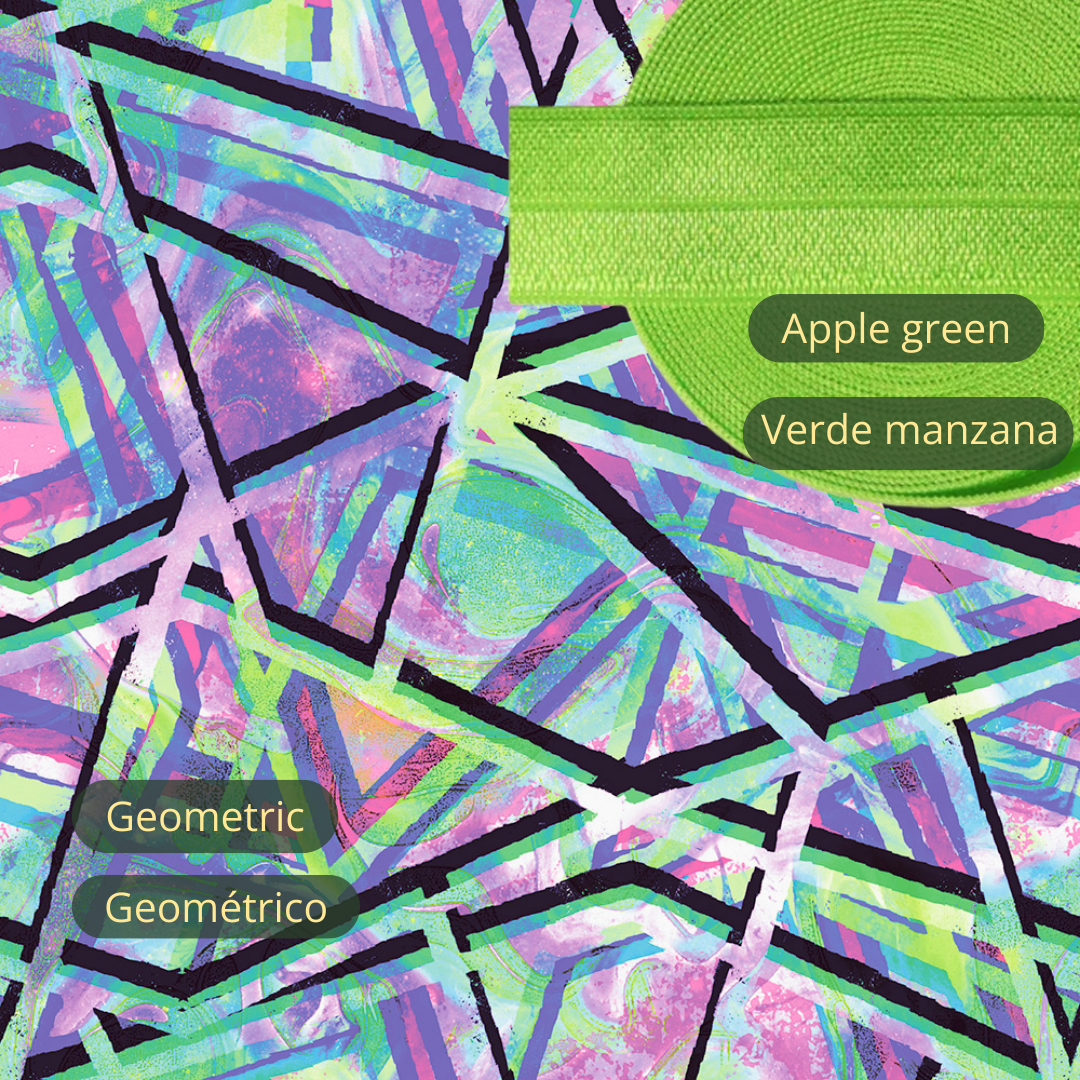 Arm Cozies - Geometric - Green Giraffe