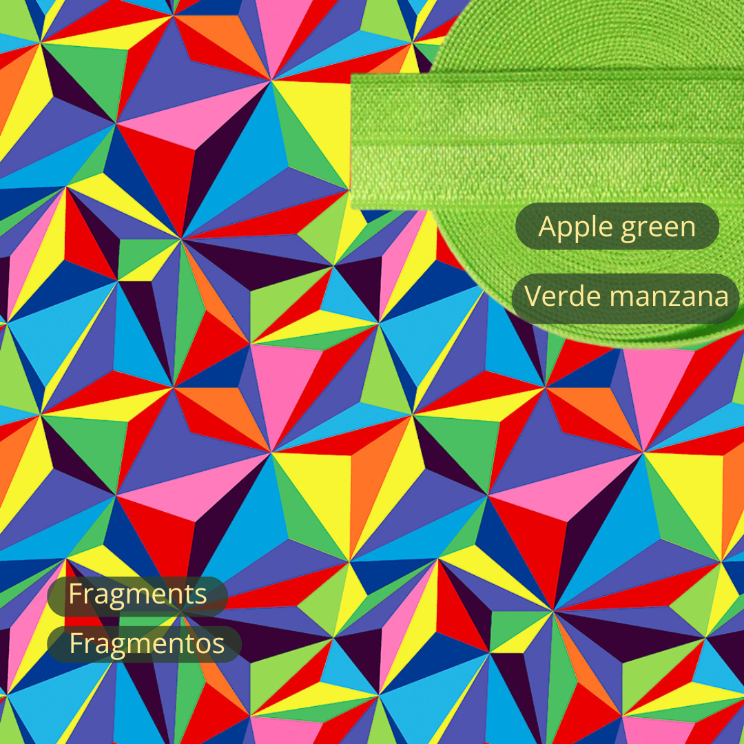 Arm Cozies - Fragments - Green Giraffe