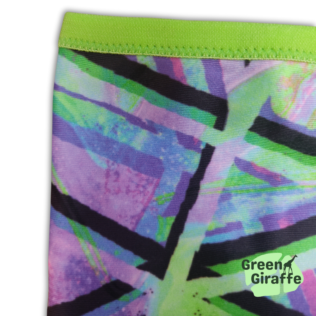 Arm Cozies - Geometric - Green Giraffe