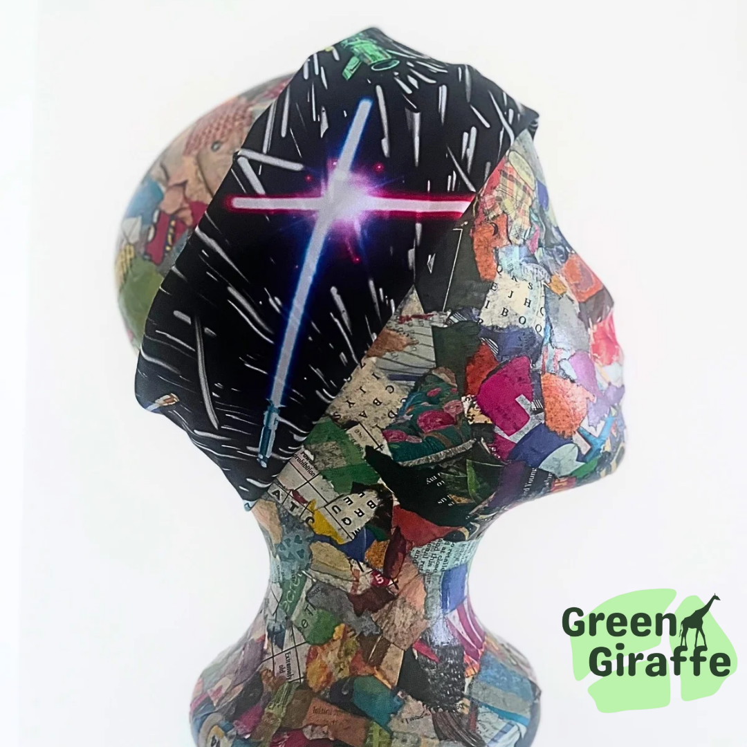 Tubular Headband | Versatile & Multifunctional for Sports - Green Giraffe