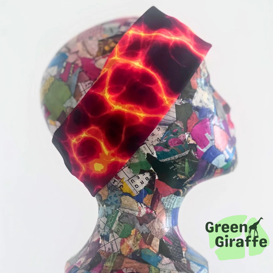 Tubular Headband | Versatile & Multifunctional for Sports - Green Giraffe