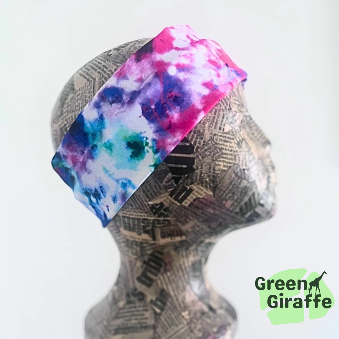 Tubular Headband | Versatile & Multifunctional for Sports - Green Giraffe
