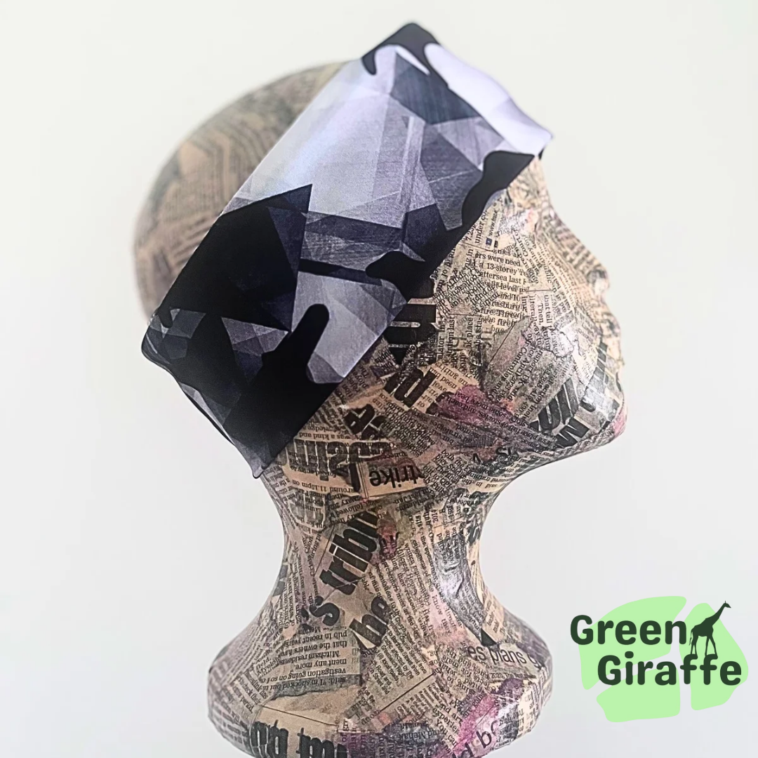 Tubular Headband | Versatile & Multifunctional for Sports - Green Giraffe
