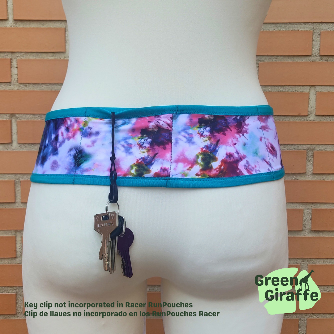 RunPouch Running Belt - Colour burst - Green Giraffe