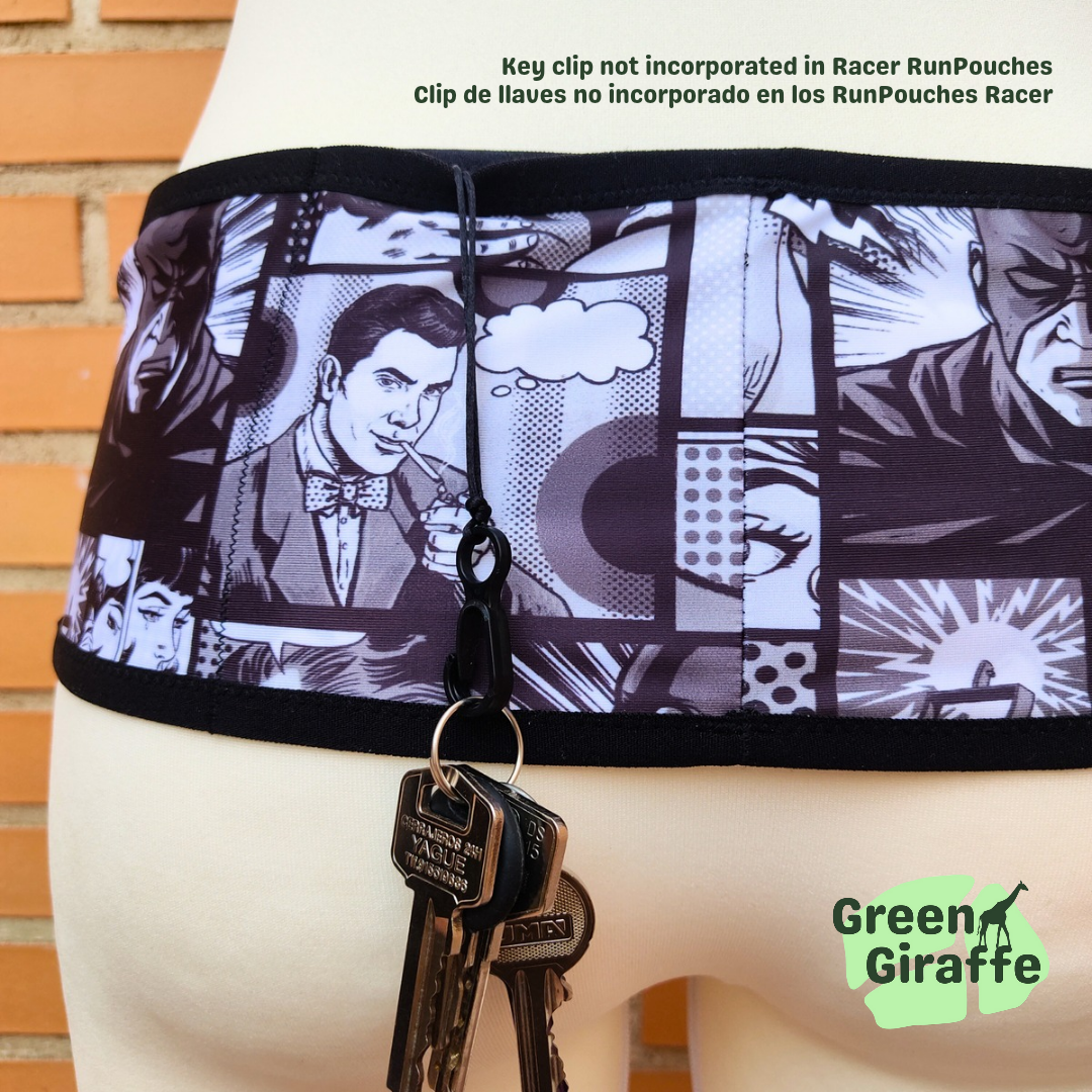 RunPouch Running Belt - Comic - Green Giraffe