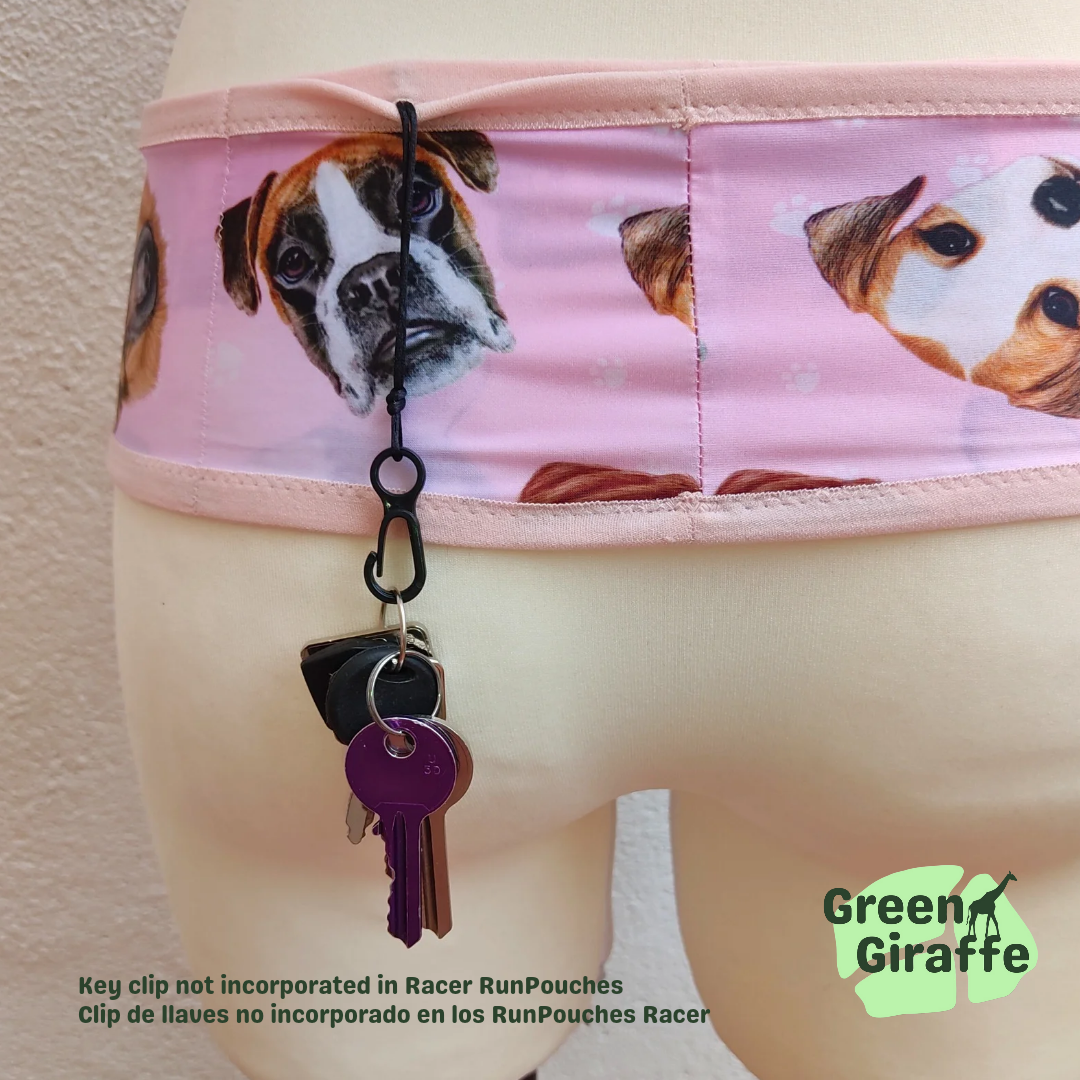 RunPouch Running Belt - Dogs - Green Giraffe