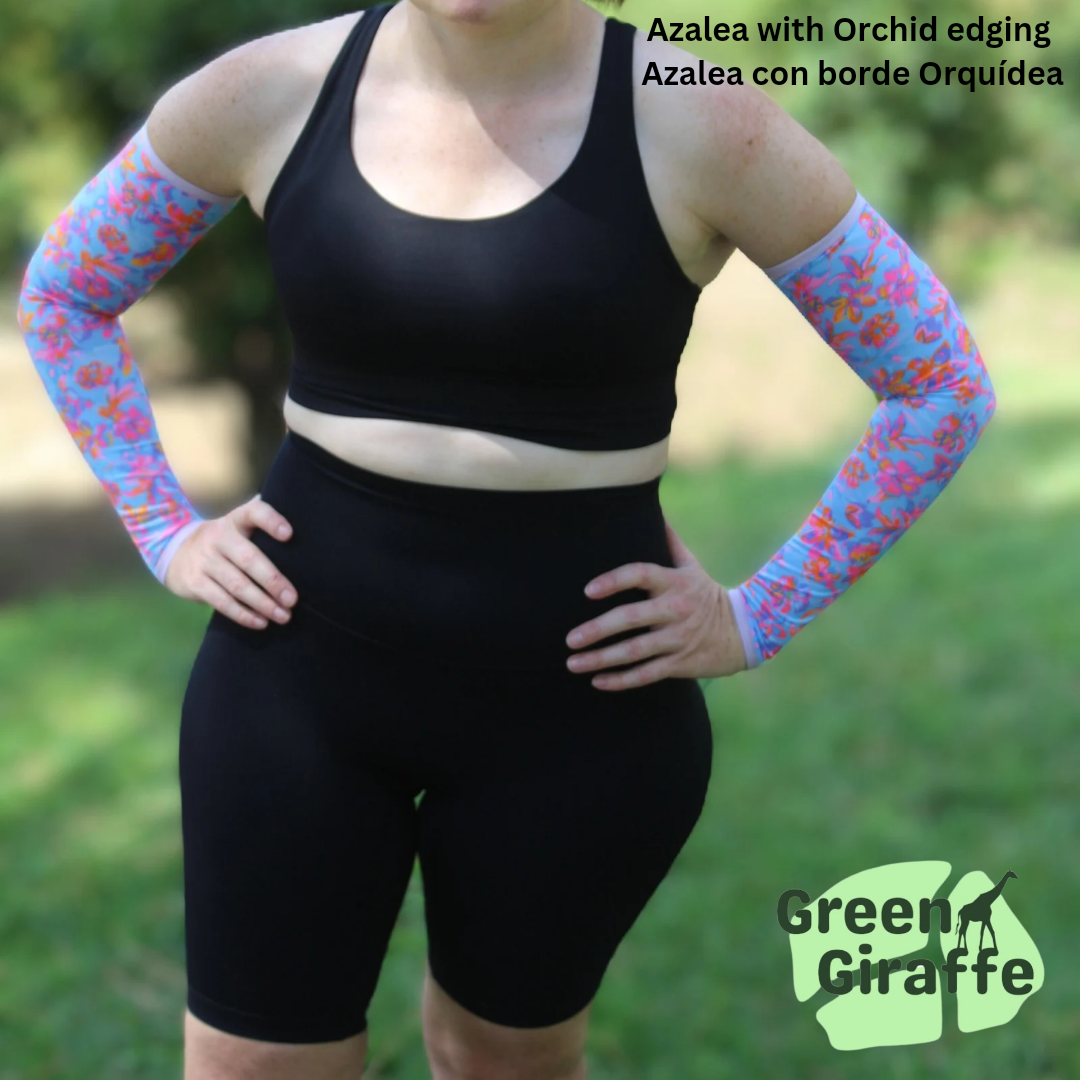 Arm Cozies - Azelea - Green Giraffe