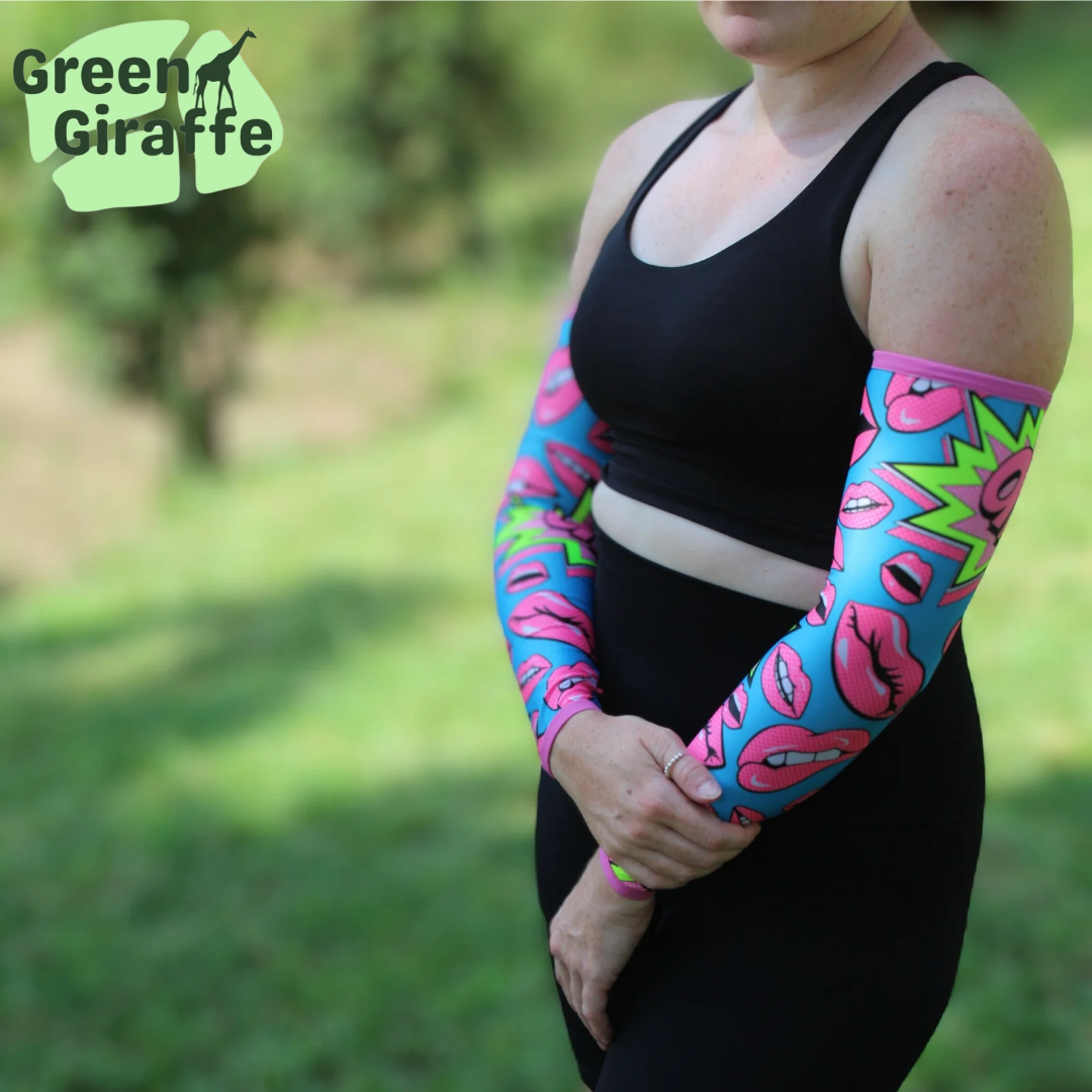 Arm Cozies - OMG - Green Giraffe