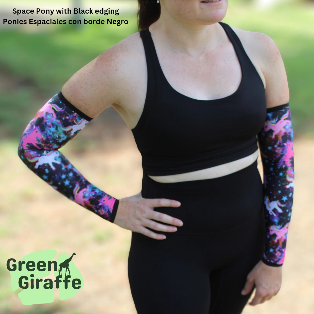 Arm Cozies - Space pony - Green Giraffe