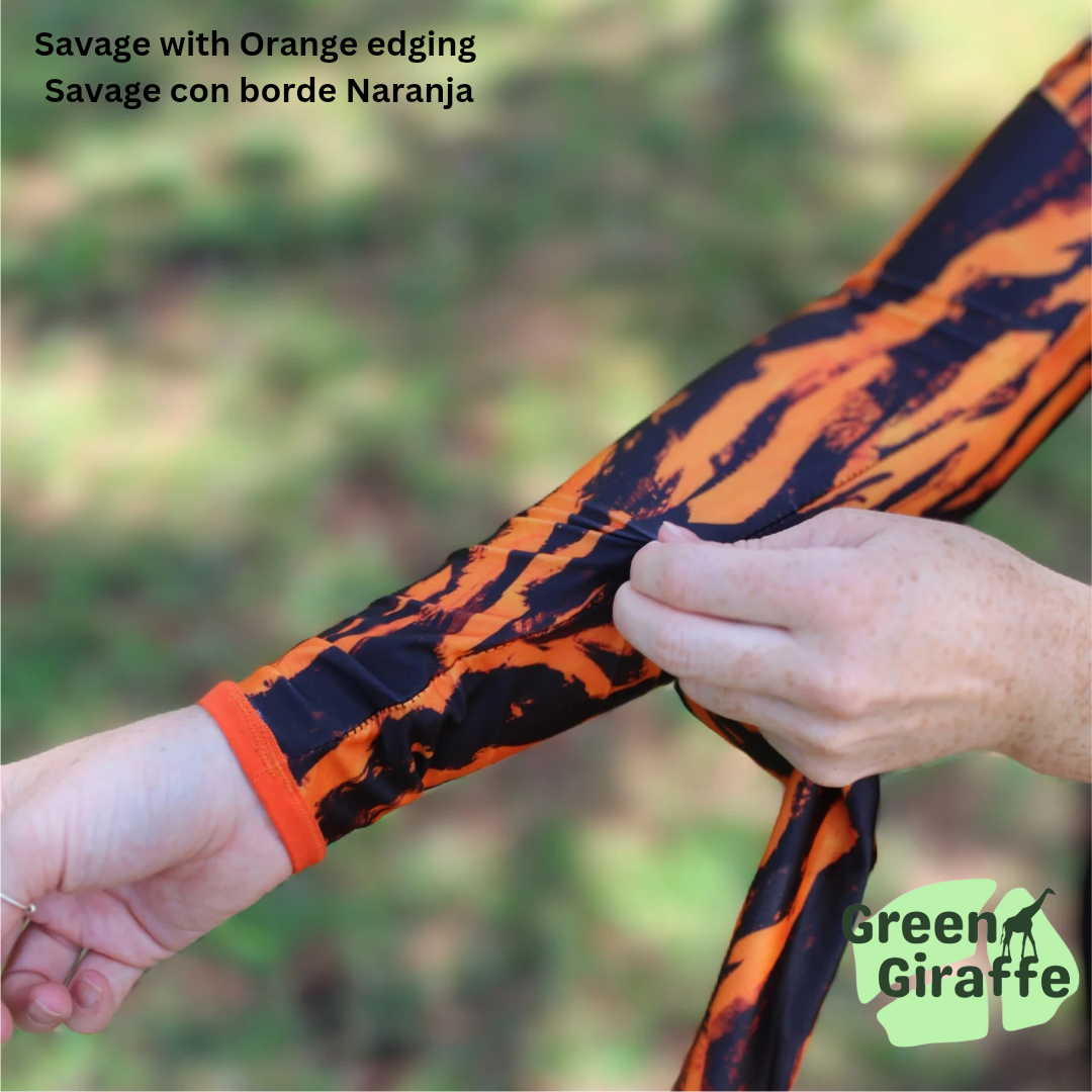 Arm Cozies - Savage - Green Giraffe