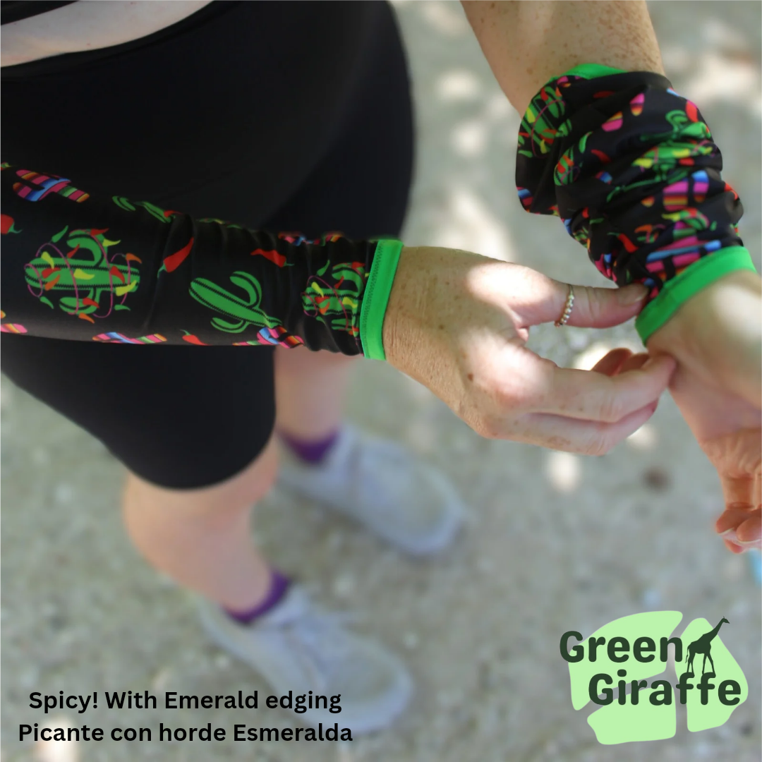 Arm Cozies - Spicy! - Green Giraffe