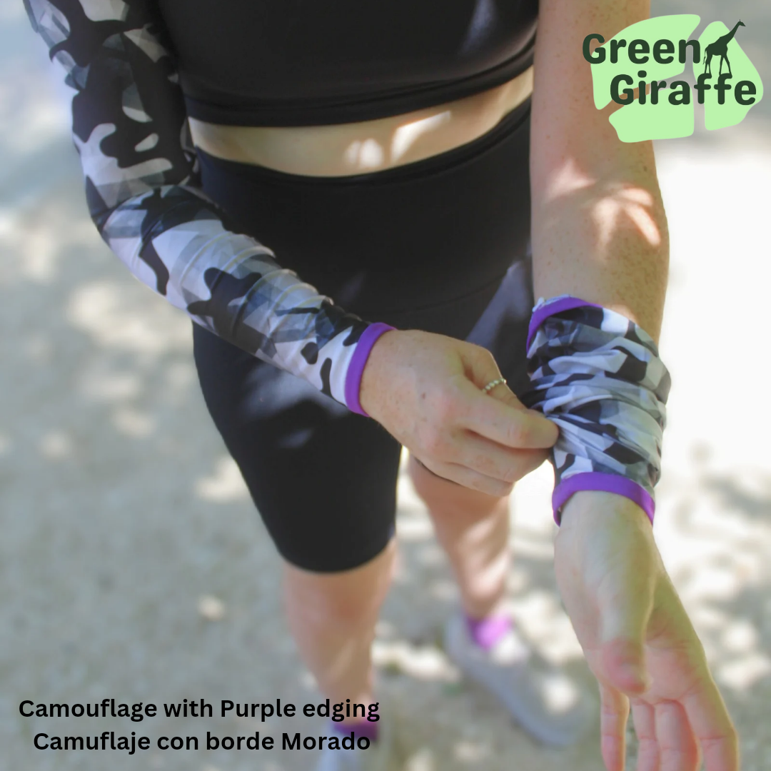 Arm Cozies - Camouflage - Green Giraffe