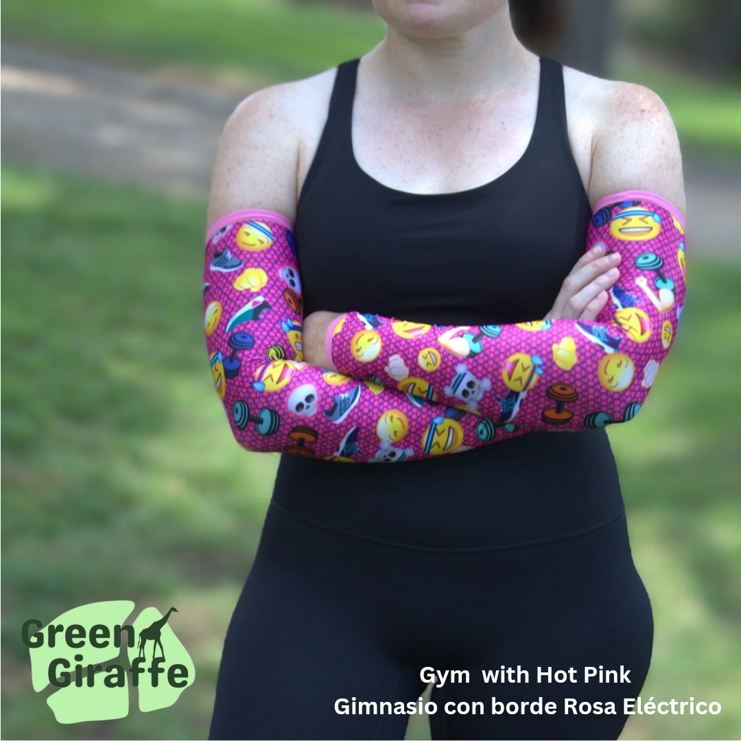 Arm Cozies - Gym - Green Giraffe