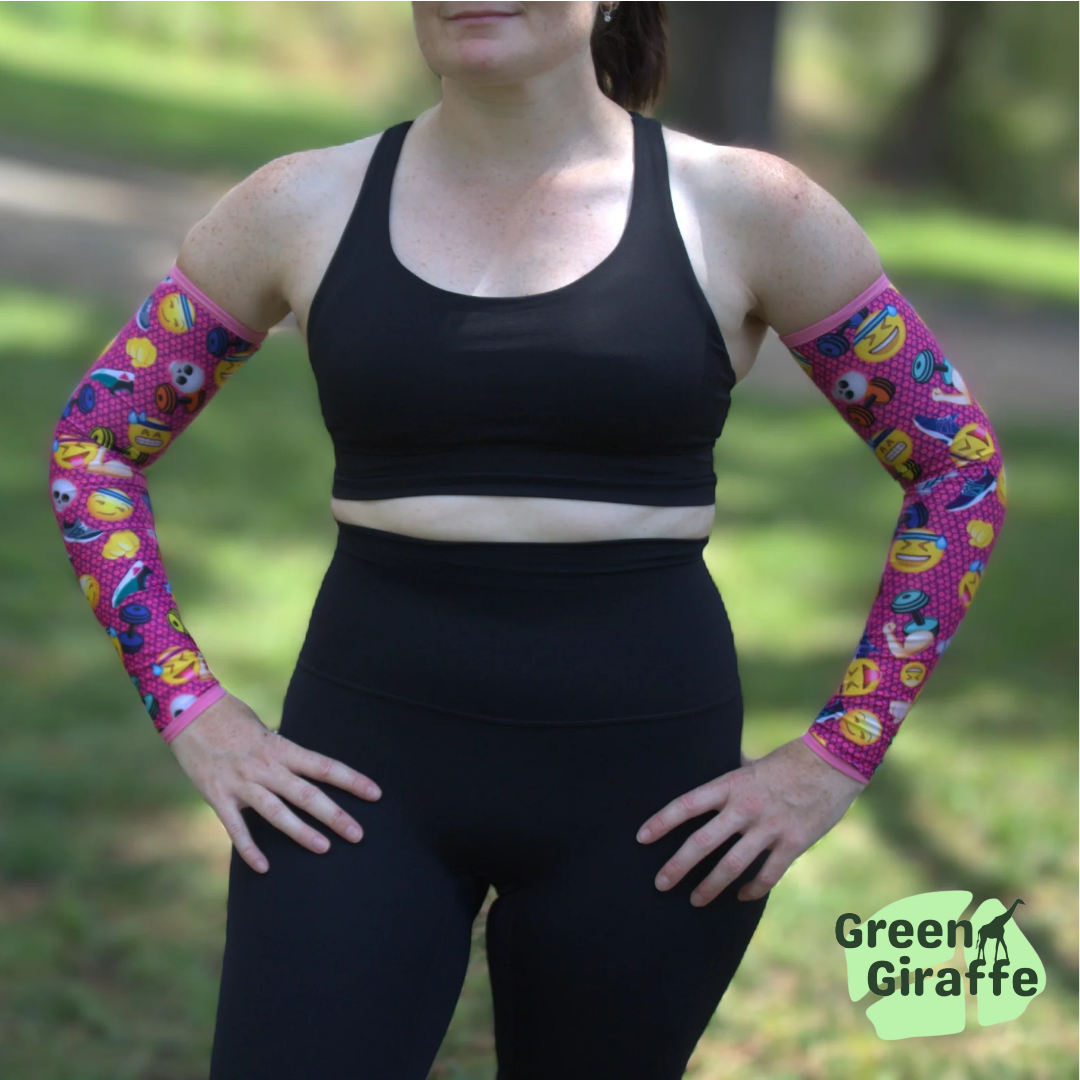 Arm Cozies - Gym - Green Giraffe