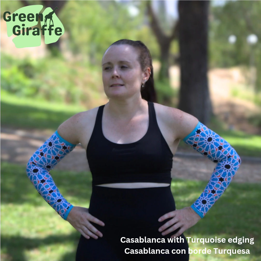 Arm Cozies - Casablanca - Green Giraffe
