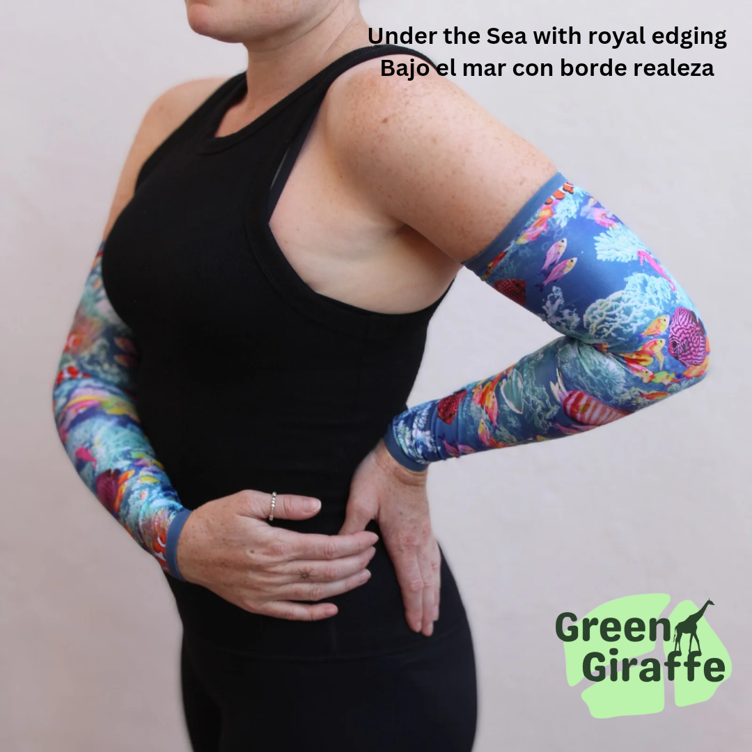 Arm Cozies - Under the sea - Green Giraffe